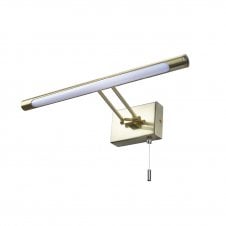CHAI | Bathroom Rated | Picture/Mirror LED Light in Satin Brass Finish