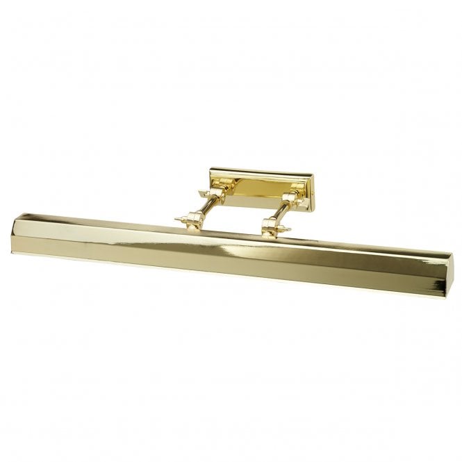 CHAWTON traditional polished brass picture light (large)