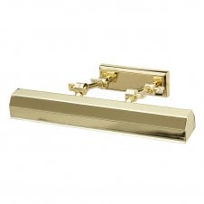 CHAWTON traditional polished brass picture light (medium)