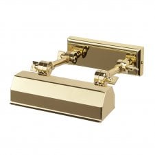 CHAWTON traditional polished brass picture light (small)