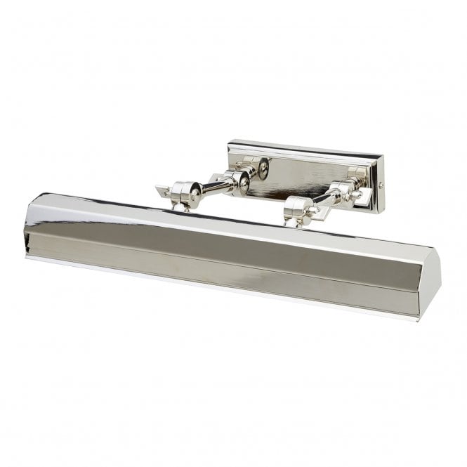 CHAWTON traditional polished nickel picture light (medium)
