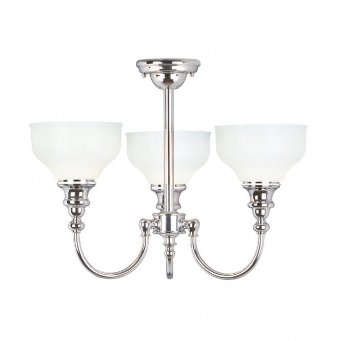 CHEADLE semi flush bathroom ceiling light