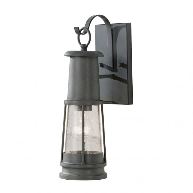 CHELSEA HARBOR grey garden wall lantern