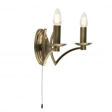 Antique Brass Wall Light | www.lightingcompany.co.uk 