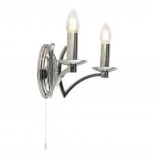 Chrome Double Wall Light | www.lightingcompany.co.uk 