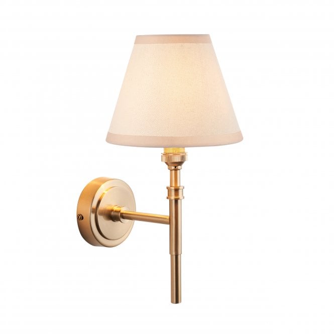 Chester Wall Light With Vintage White Shade