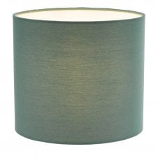green drum lamp shade