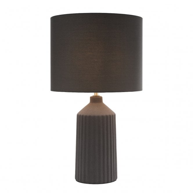 Chloris Large Table Lamp in Grey with Shade