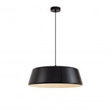 CLAXON Wide Ceiling Pendant in Gloss Black