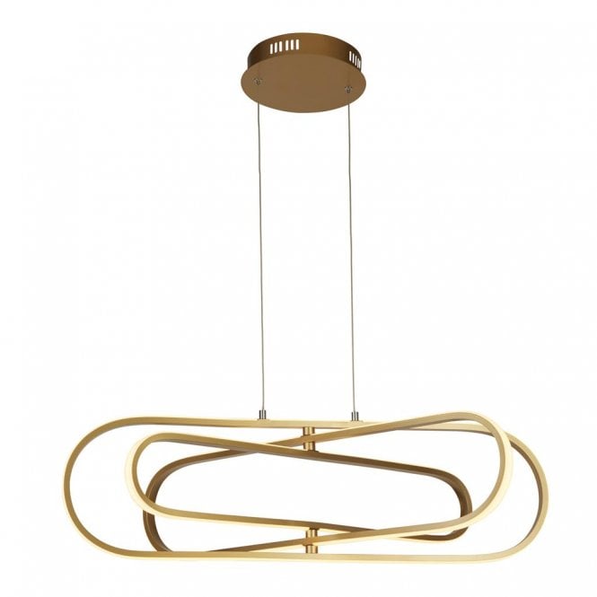 CLIP LED Customisable Pendant | Gold