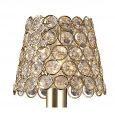 French Gold Clip on Shade