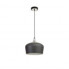 CLOCHE 32cm Pendant 1 x E27 Anthracite/Satin Nickel