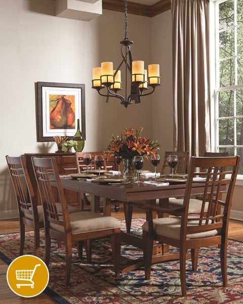 bronze 6 light ceiling light with onyx shade