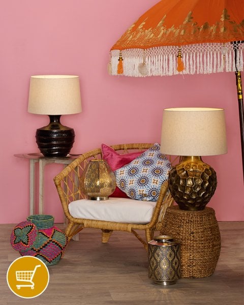 boho style lamps