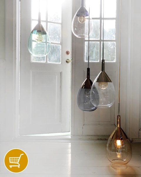 blown glass ceiling pendant lights