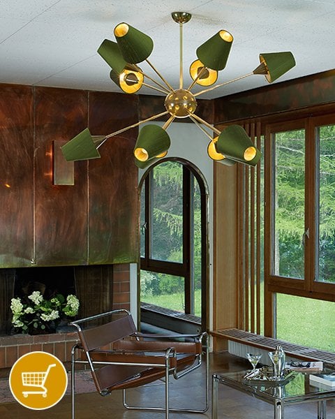 sputnik 12 light ceiling light