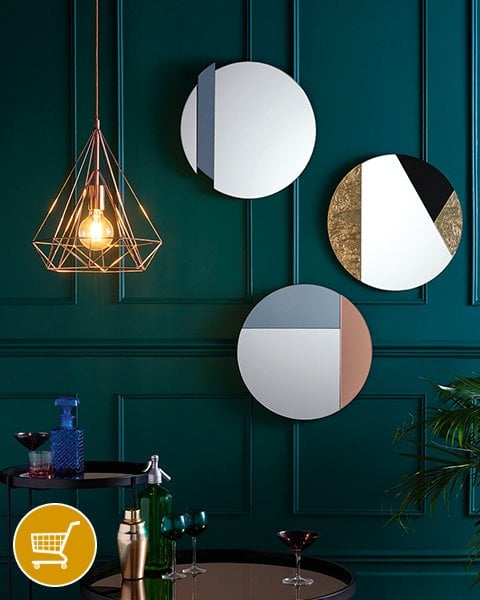 copper frame ceiling pendant