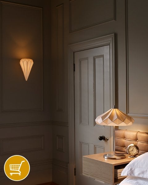 sculpted china wall light