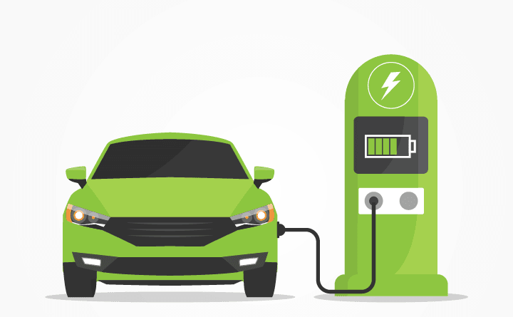 Electric Car Green