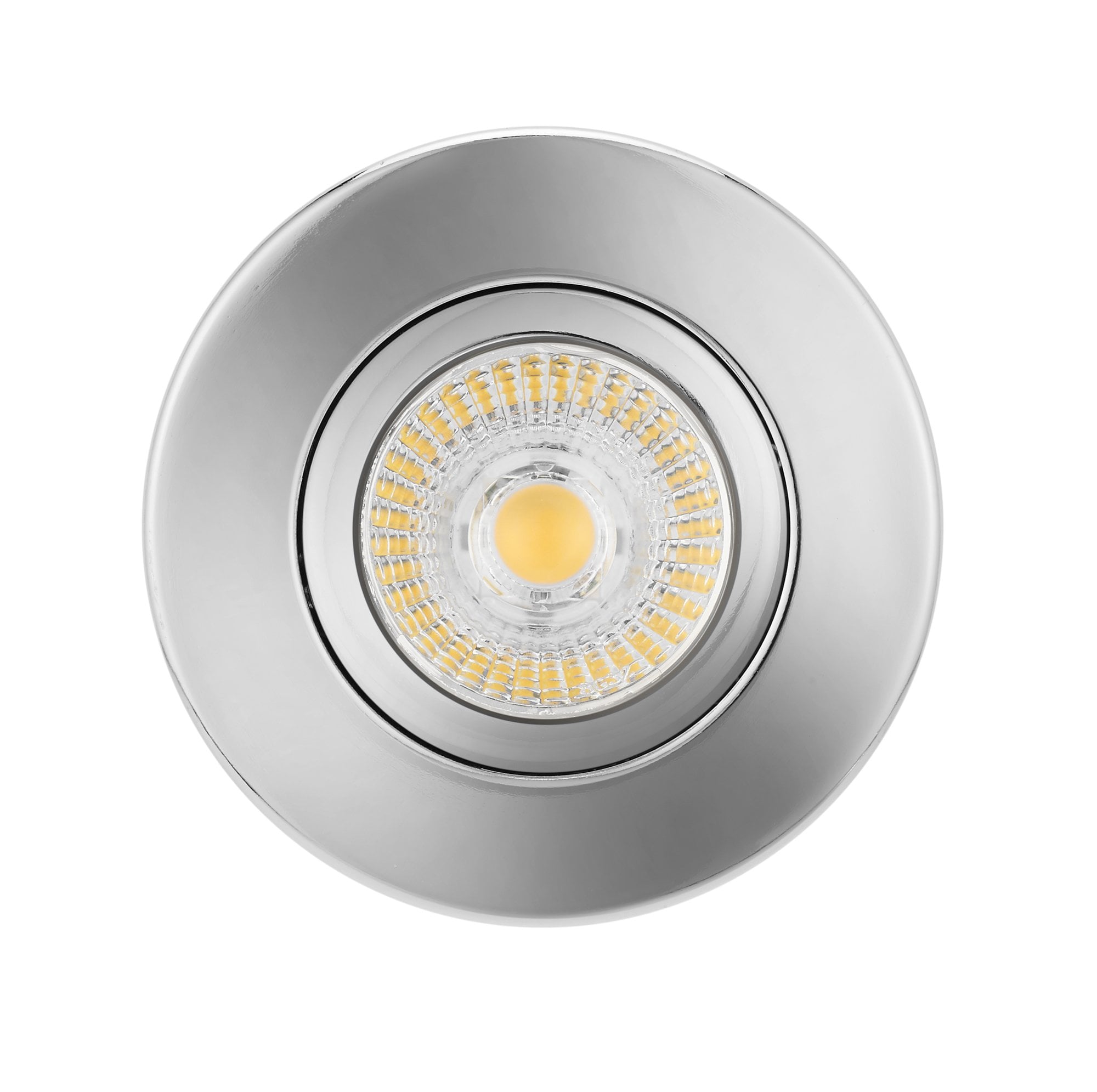Chrome Recess Downlight with Dimmable LED