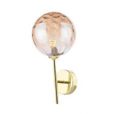 COHEN Wall Light finished in Polished Gold With Champagne Dimpled Glass