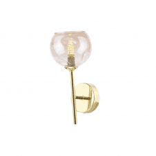 COHEN Wall Light | Polished Gold With Champagne Organic Glass