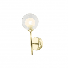 COHEN Wall Light | Polished Gold With Clear & Opal Glass