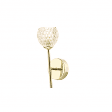 COHEN Wall Light | Polished Gold With Dimpled Glass