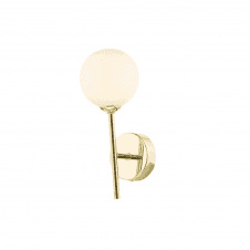 COHEN Wall Light | Polished Gold With Opal Glass