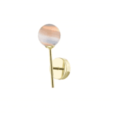 COHEN Wall Light | Polished Gold With Planet Glass (Small)