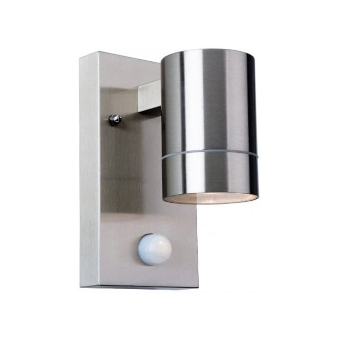 COLT Single Wall Light with PIR Stainless Steel