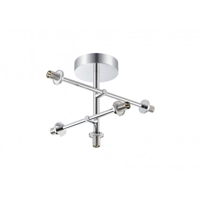 COMBINE Semi-Flush Ceiling Light in Polished Chrome with