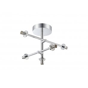 COMBINE Semi-Flush Ceiling Light in Polished Chrome with