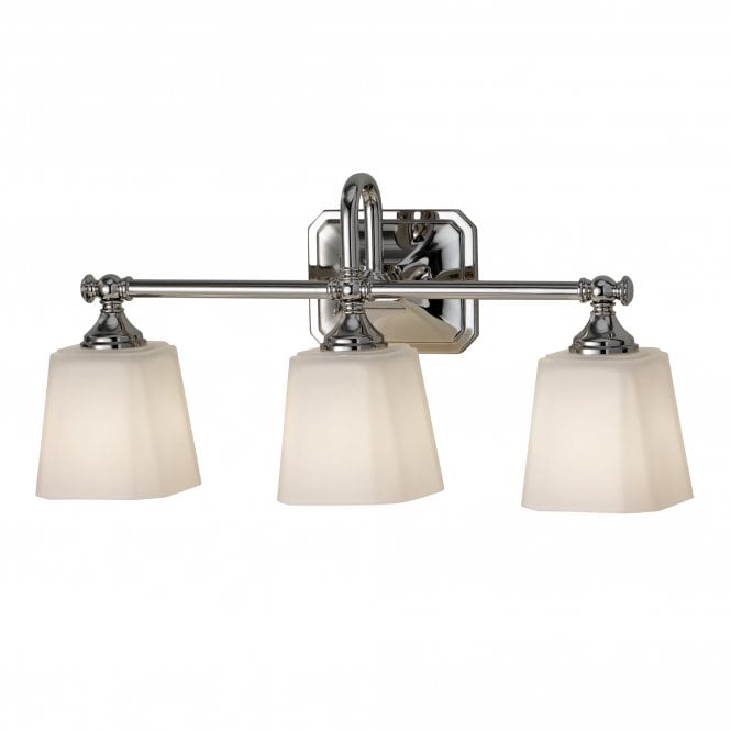 CONCORD classic style polished chrome over mirror light for bathrooms (3lt)