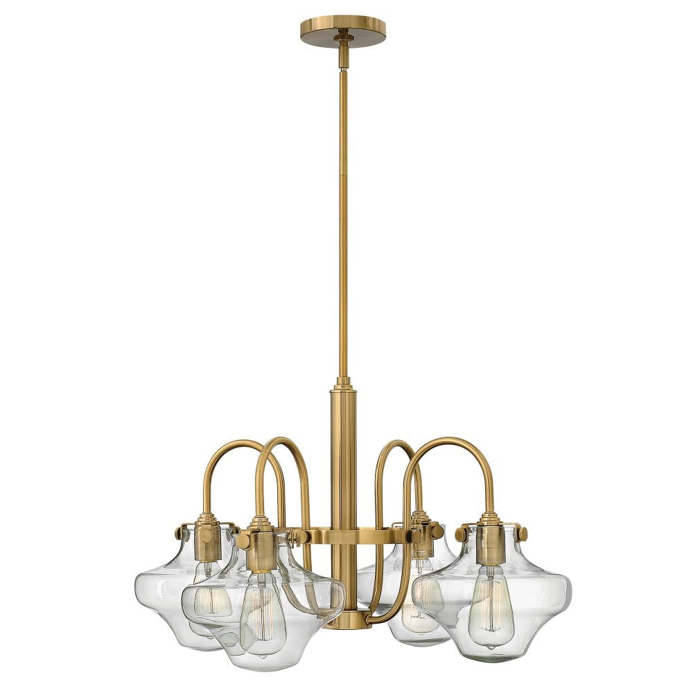 Antique Chandelier Glass Shades Merra 8 Light Antique Brass Sputnik