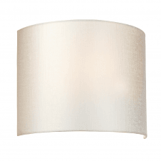 Luxury wall washer light| ivory silk shade| aged brass fitting. 