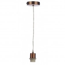 COPPER PENDANT SUSPENSION with clear flex