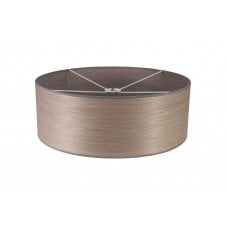 COPPICE 60cm Grey Wash Wood Effect Drum Easy Fit Shade