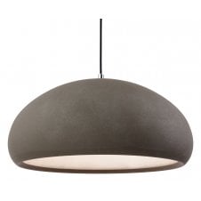 dome concrete finish ceiling pendant