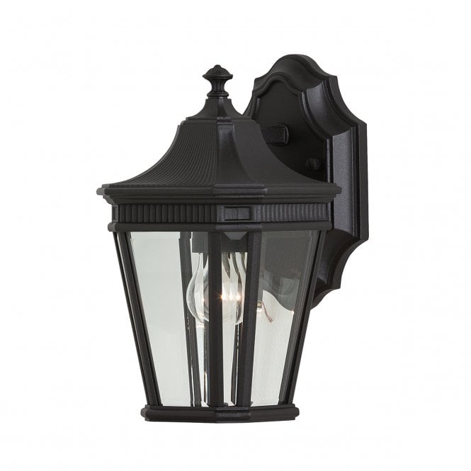 COTSWOLD LANE traditional black exterior wall lantern (small)