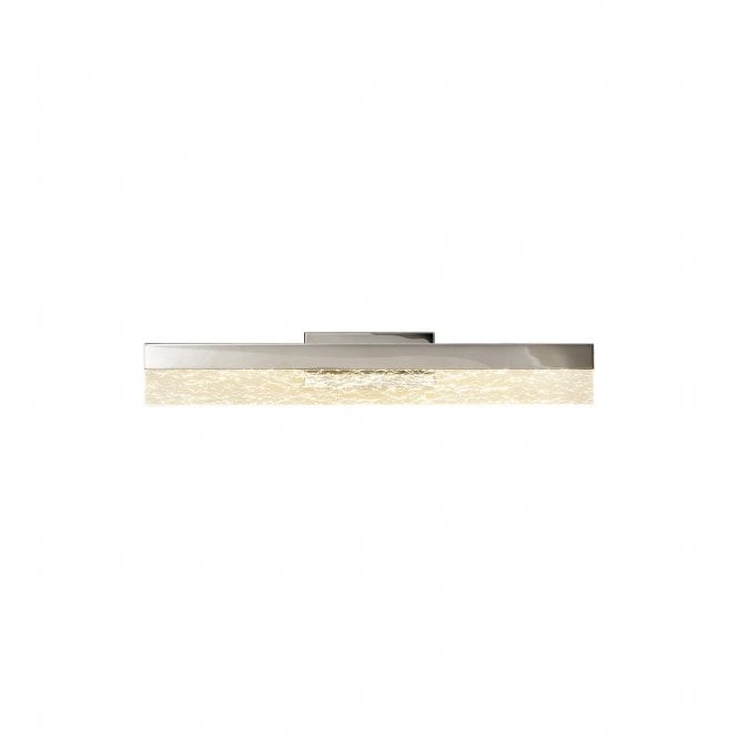CRACKLE Wall Lamp 8W LED | 3000K | 600lm | IP44 | Polished Chrome | 3yrs Warranty