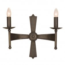 Medieval Wrought Iron Wall Light