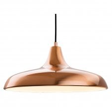 CURTIS modern ceiling pendant in brushed copper