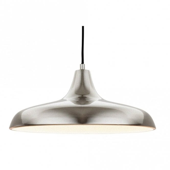 CURTIS modern ceiling pendant in brushed steel
