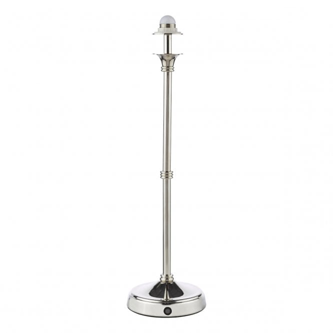 Dahl Rechargeable LED Table Lamp in Polished Nickel (Base Only)