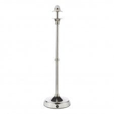 polished nickel table lamp