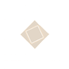 DAKLA squared LED wall light in white finish