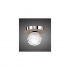 DALI small single chrome surface mounted spotlight
