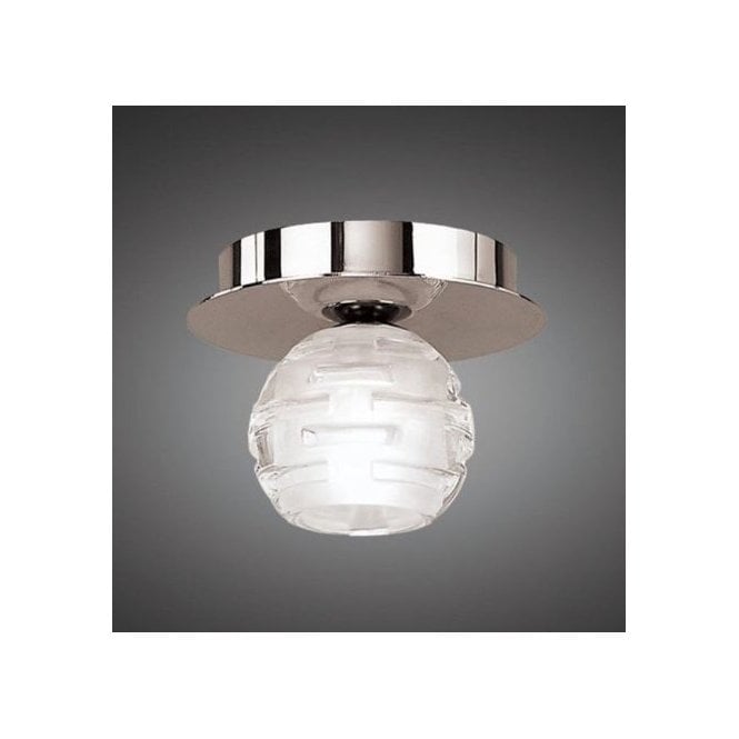 DALI small single chrome surface mounted spotlight