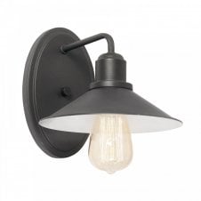 DALVIK Wall Light in Matte Black and Gloss White